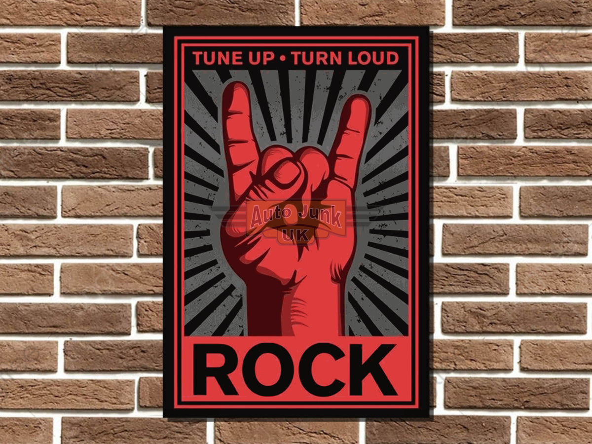 Rock Metal Poster Sign