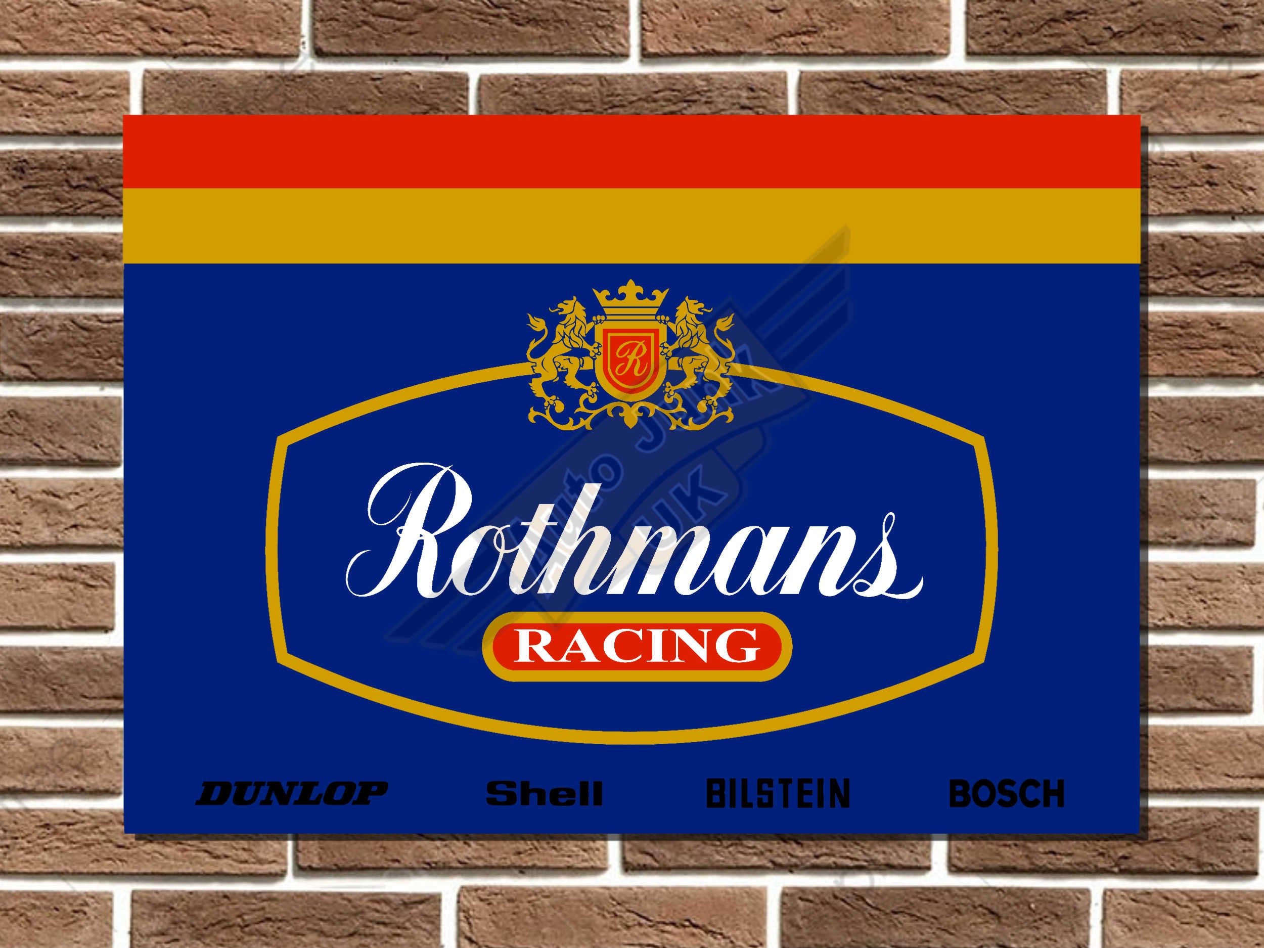 Rothmans Racing Livery Metal Sign– Auto Junk UK Ltd