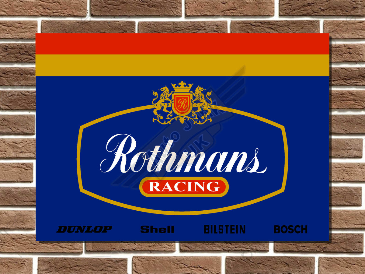 Rothmans Racing Livery Metal Sign