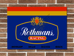 Rothmans Racing Livery Metal Sign
