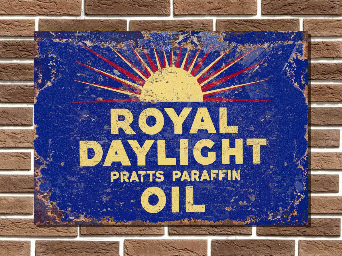 Royal Daylight Oil Metal Sign