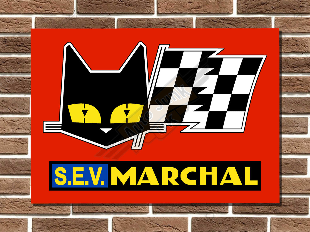 SEV Marchal Metal Sign