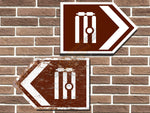 Cricket Symbol Short Tourist Road Sign