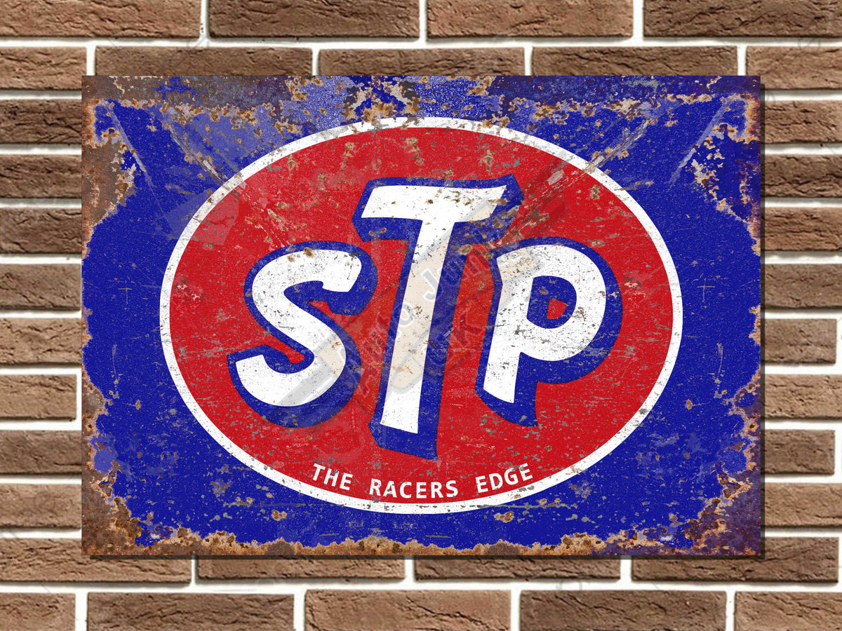 STP Metal Sign