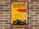 Sebring Grand Prix Metal Sign