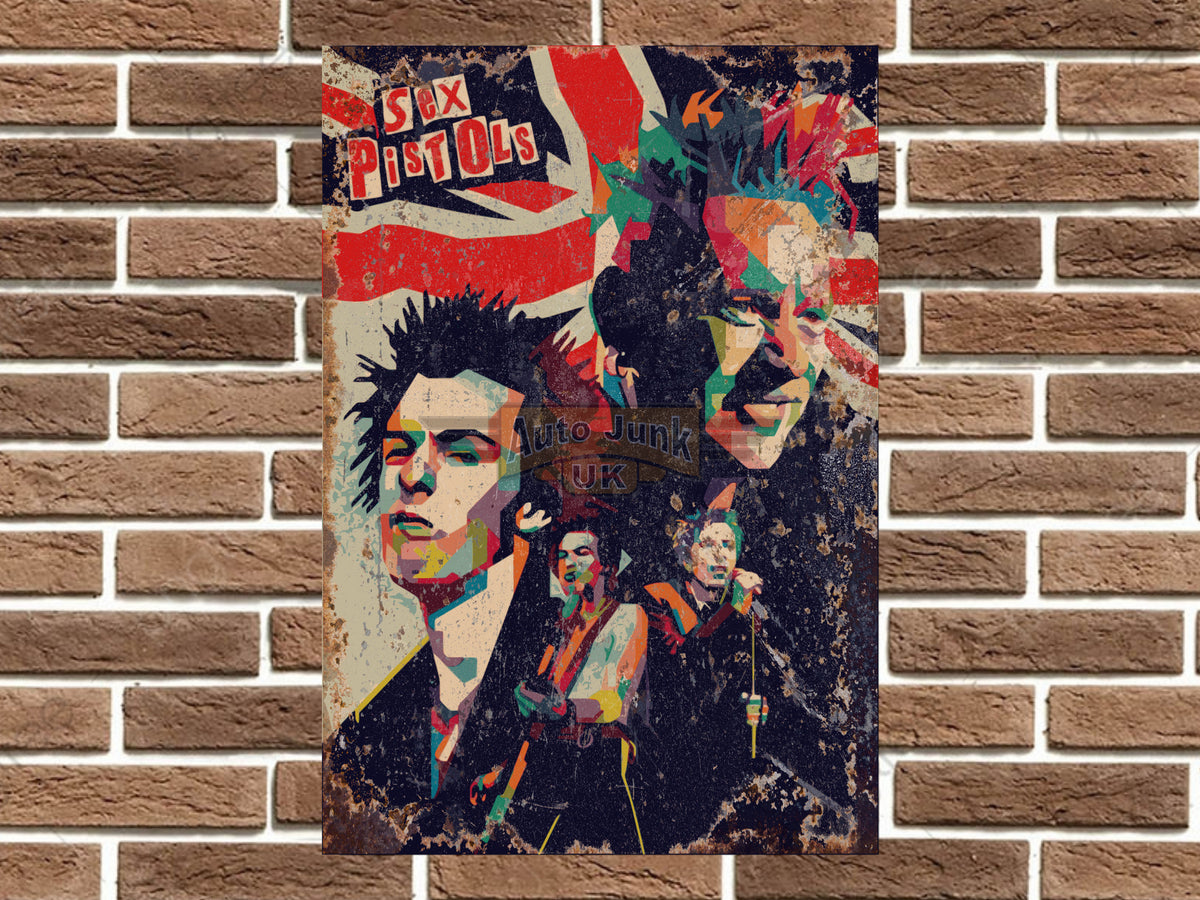 Sex Pistols Metal Poster Sign