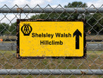Shelsley Walsh Hillclimb AA Direction Street Sign