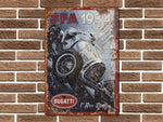 Spa 1934 Bugatti Metal Sign