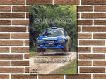 Subaru Impreza WRC Metal Sign