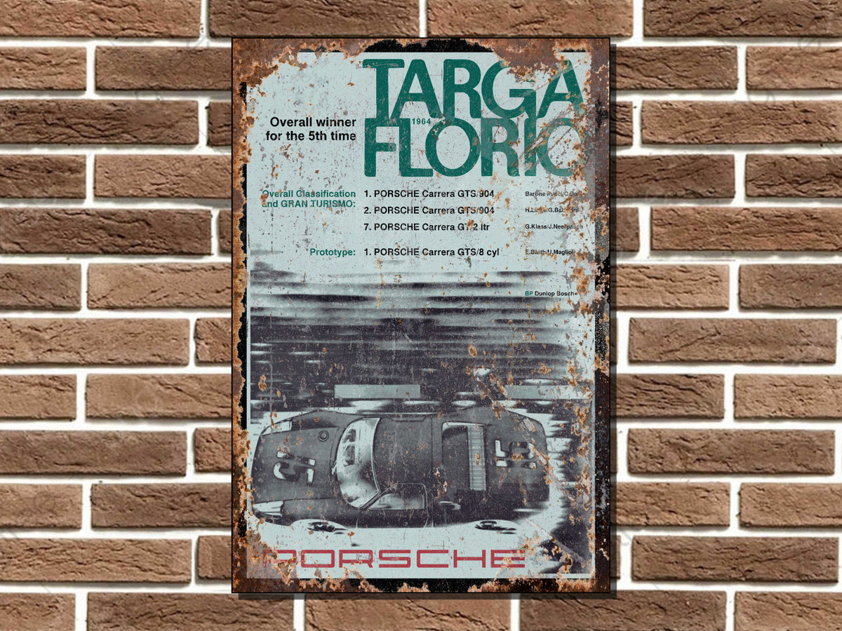 Targa Florio 1964 Metal Sign
