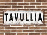 Tavullia Italian Street Sign