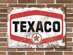 Texaco Metal Sign