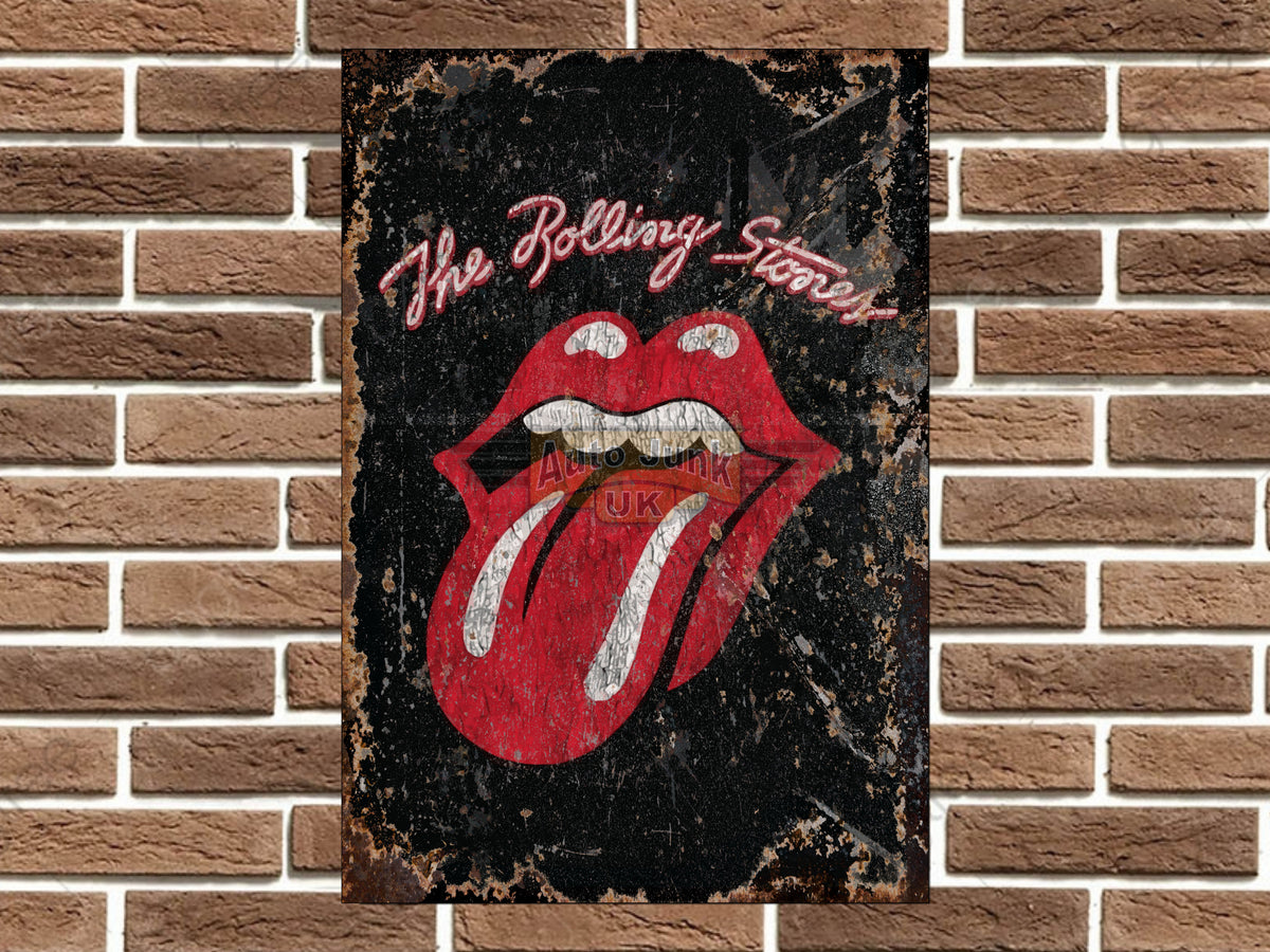 The Rolling Stones Metal Poster Sign