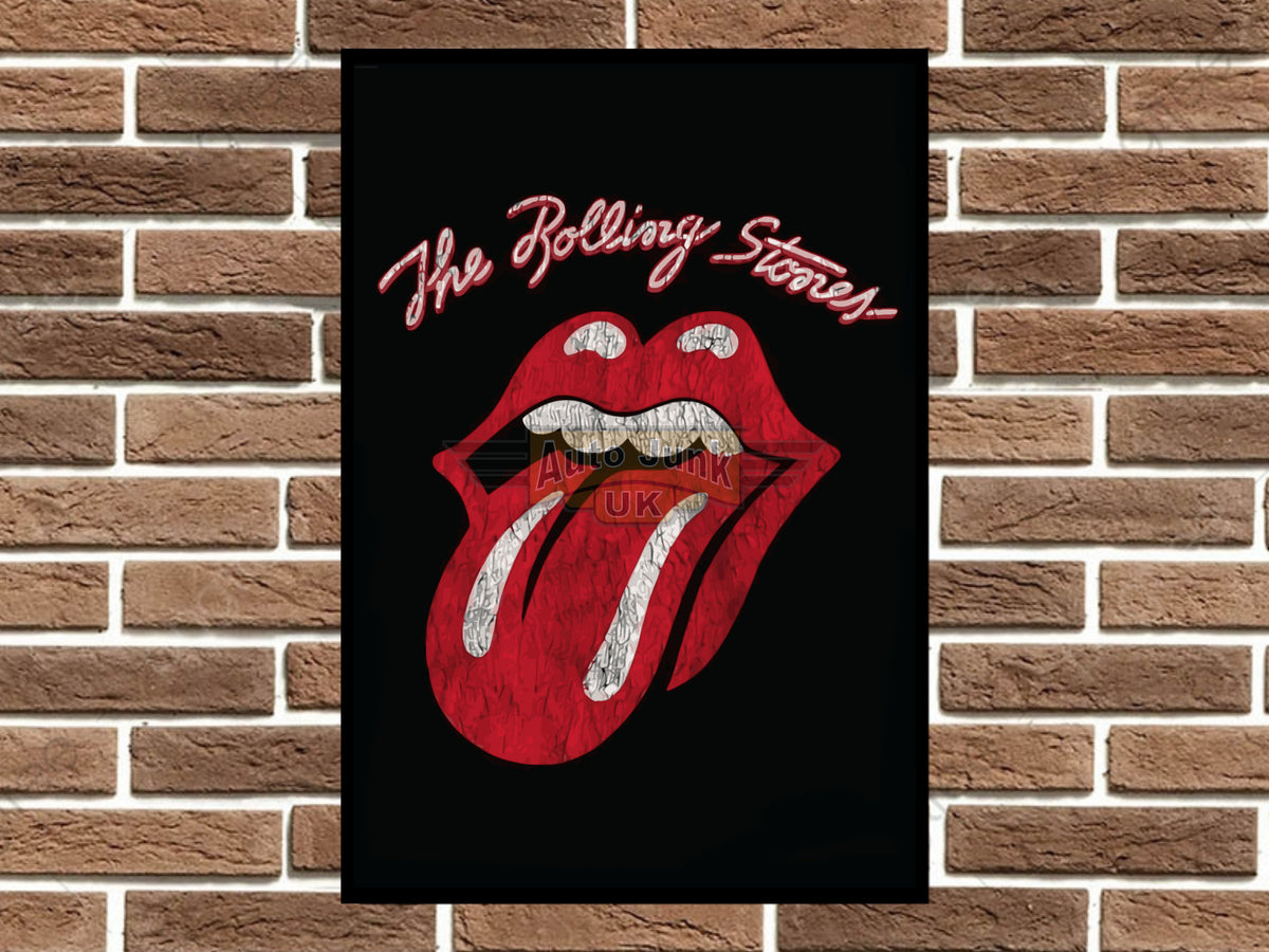 The Rolling Stones Metal Poster Sign