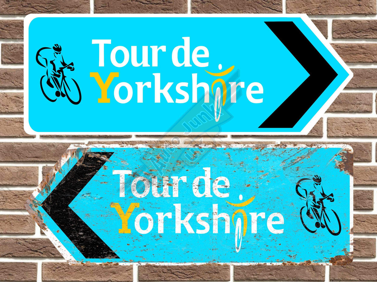 Tour de Yorkshire Metal Road Sign