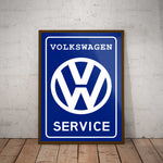 Volkswagen Service Paper Poster