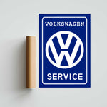 Volkswagen Service Paper Poster