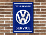 Volkswagen Service Metal Sign