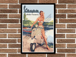 Vespa Metal Sign
