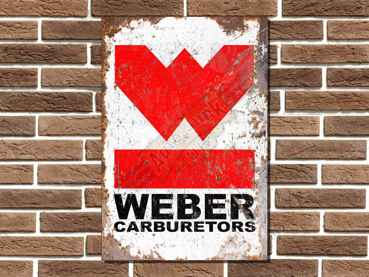 Weber Carburettors Metal Sign