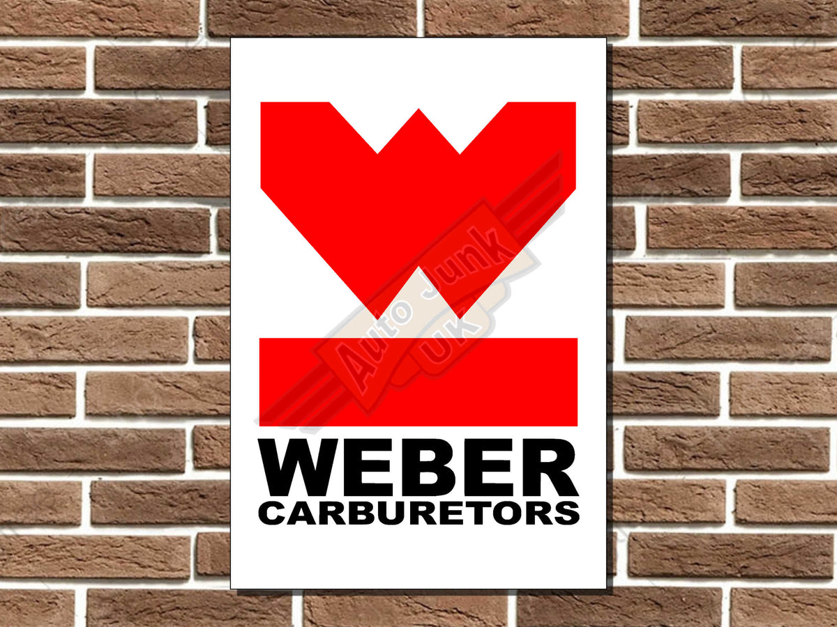 Weber Carburettors Metal Sign