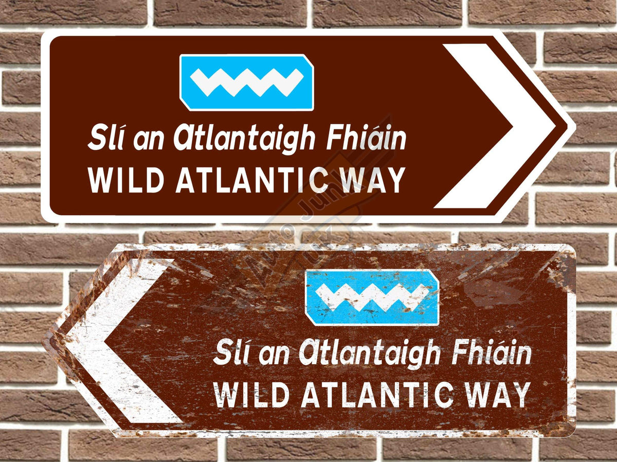 Wild Atlantic Way Metal Road Sign