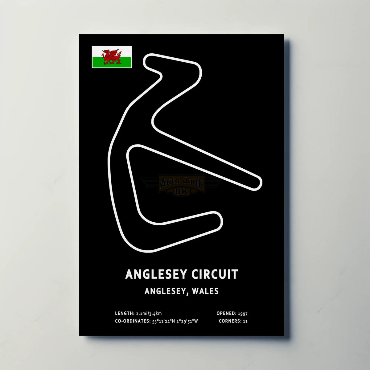 Anglesey Circuit Paper Poster