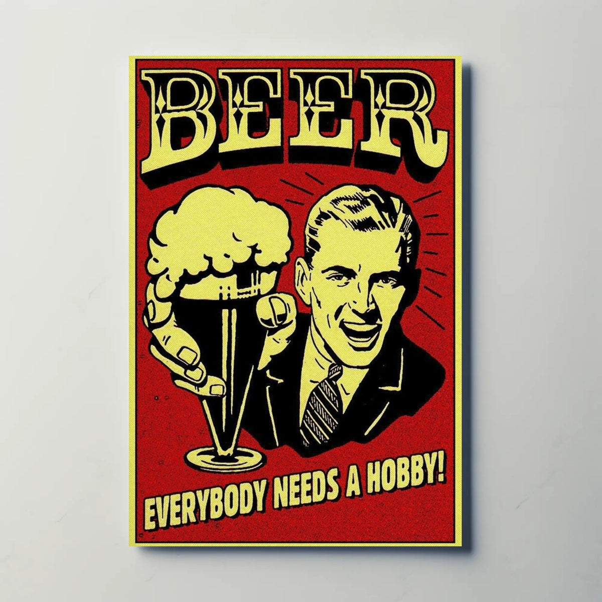 Beer Hobby Paper Poster