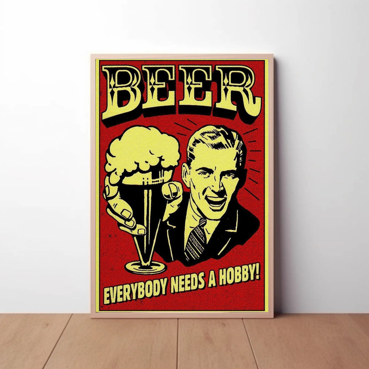 Beer Hobby Paper Poster