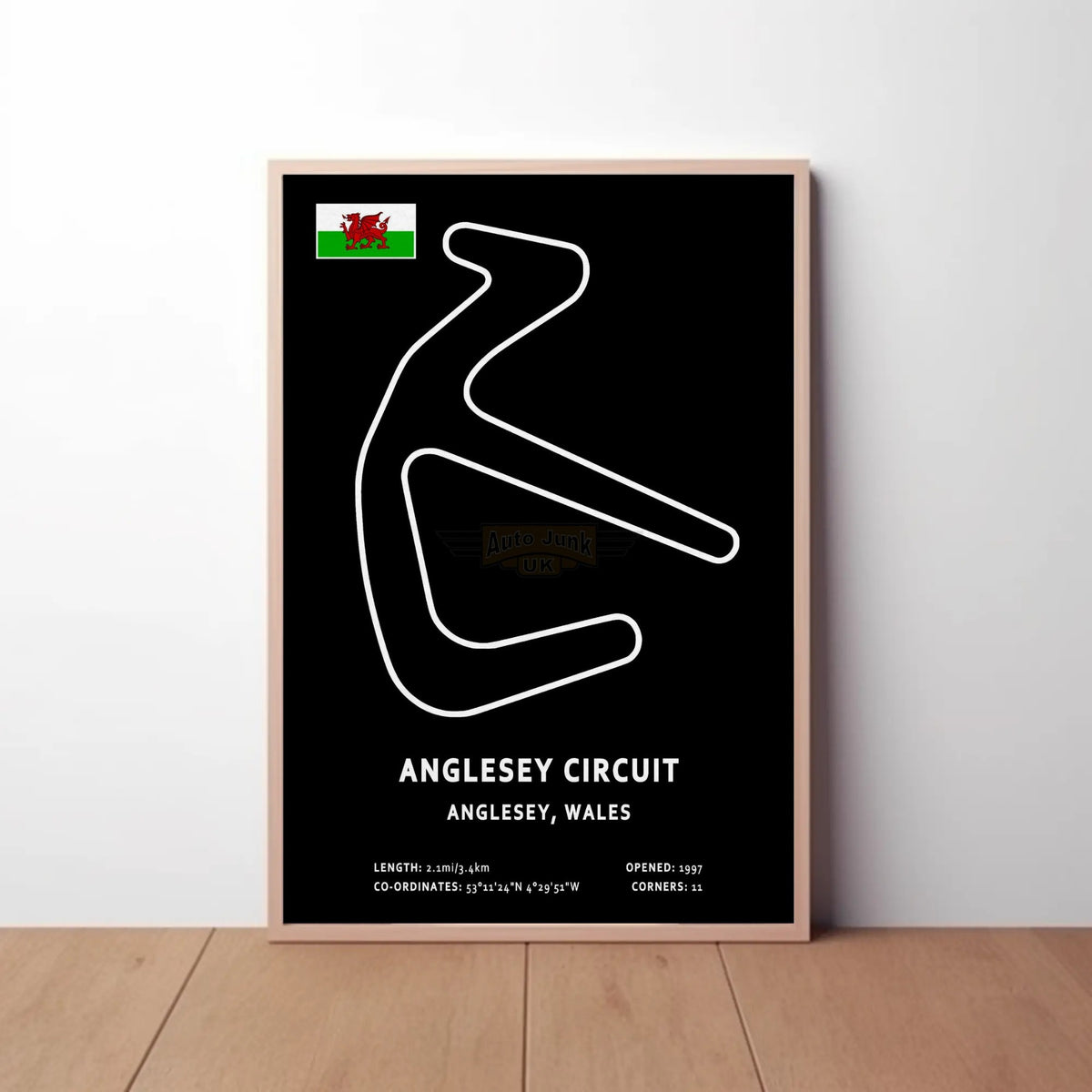 Anglesey Circuit Paper Poster