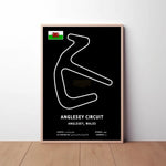Anglesey Circuit Paper Poster