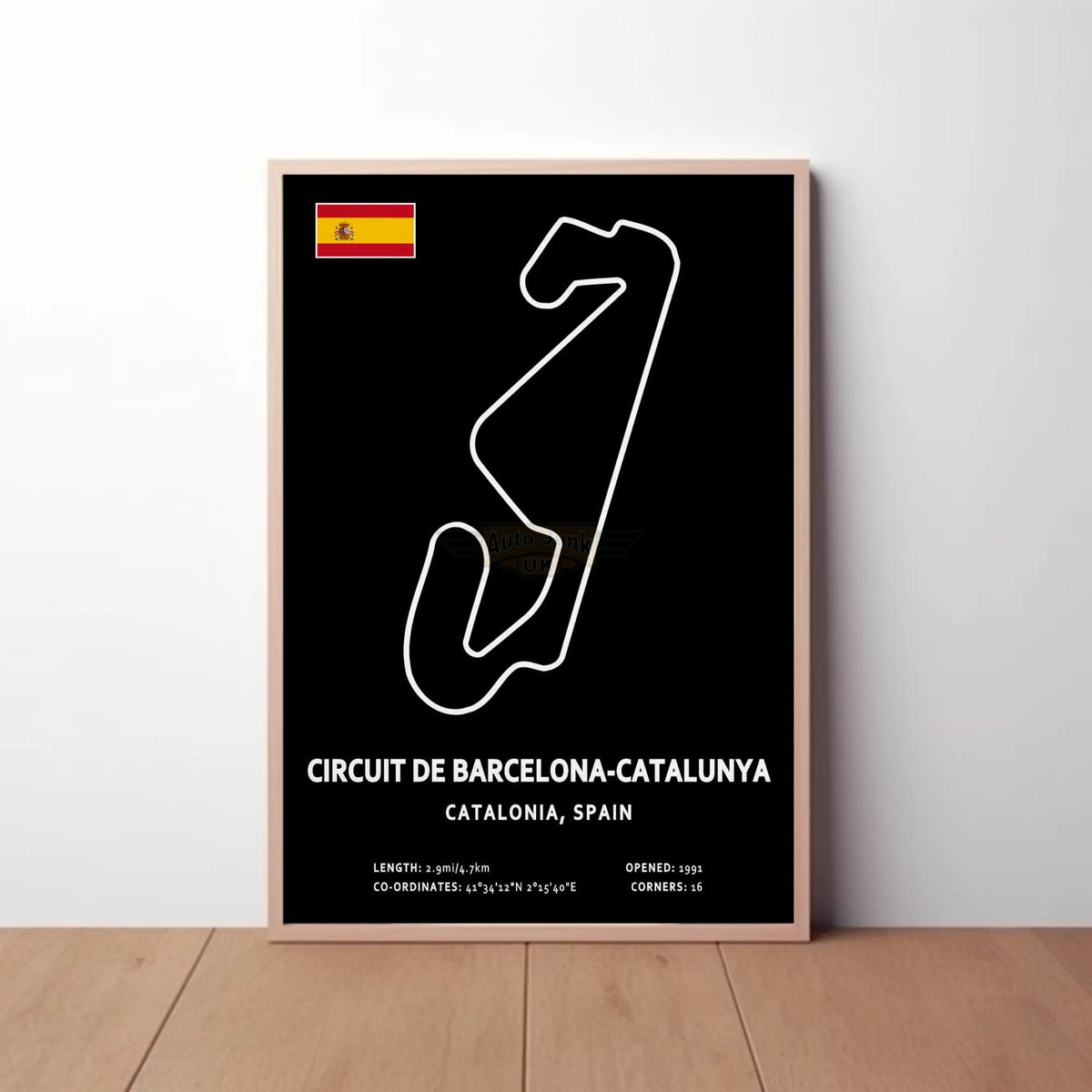 Circuit de Barcelona Catalunya Circuit Paper Poster