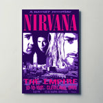 Nirvana at The Empire Paper Poster