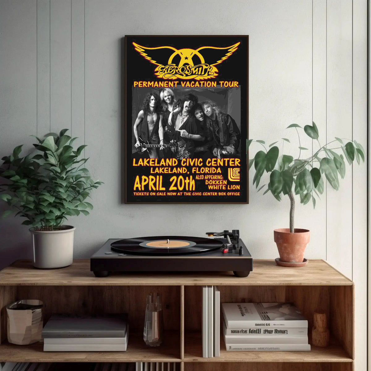 Aerosmith Vacation Tour Paper Poster