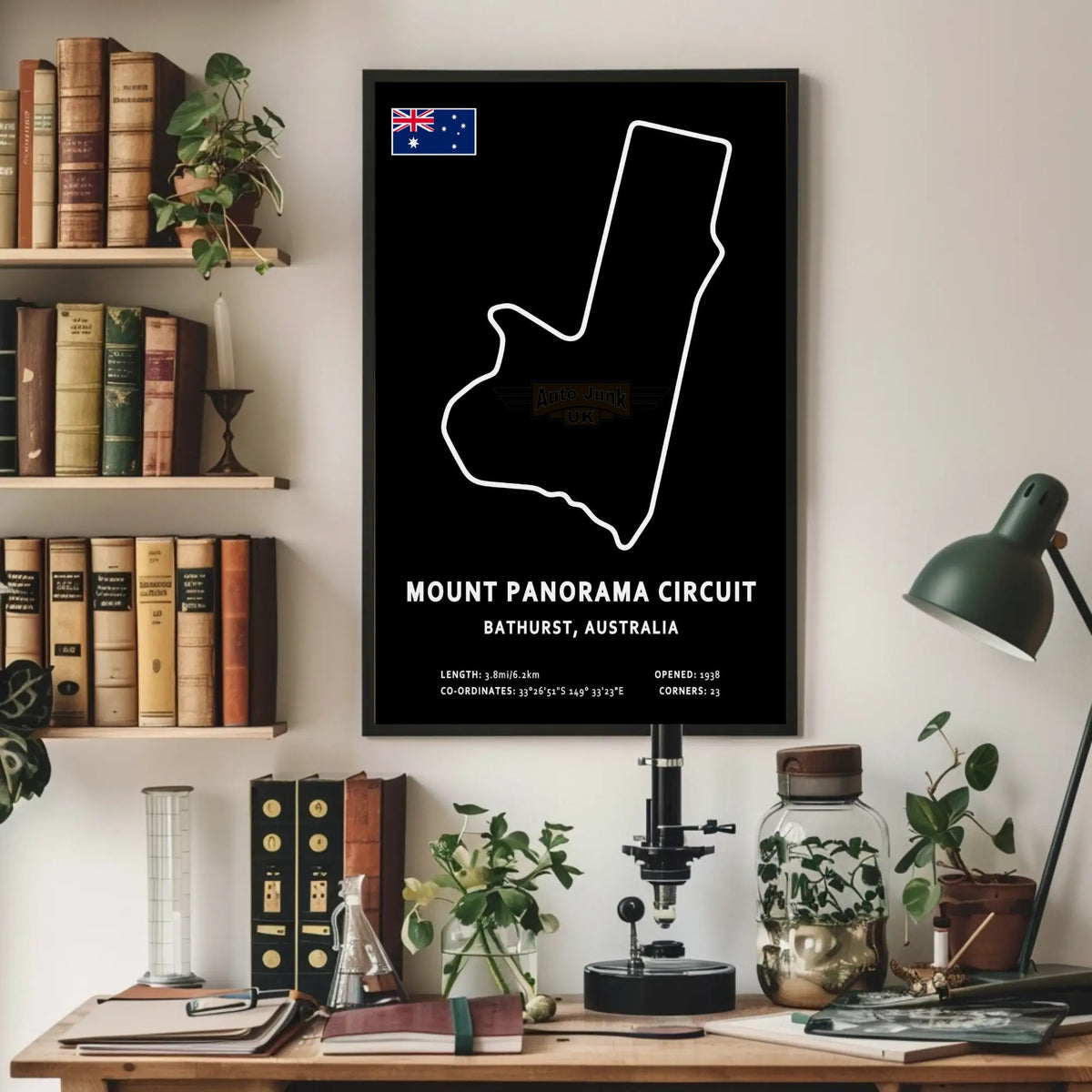 Mount Panorama Bathurst Circuit Paper Poster