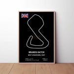 Brands Hatch Circuit Paper Poster