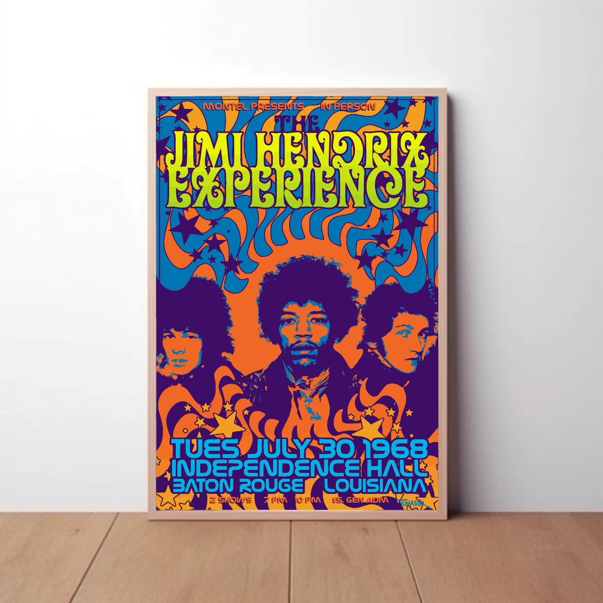 Jimi Hendrix Experience Paper Poster