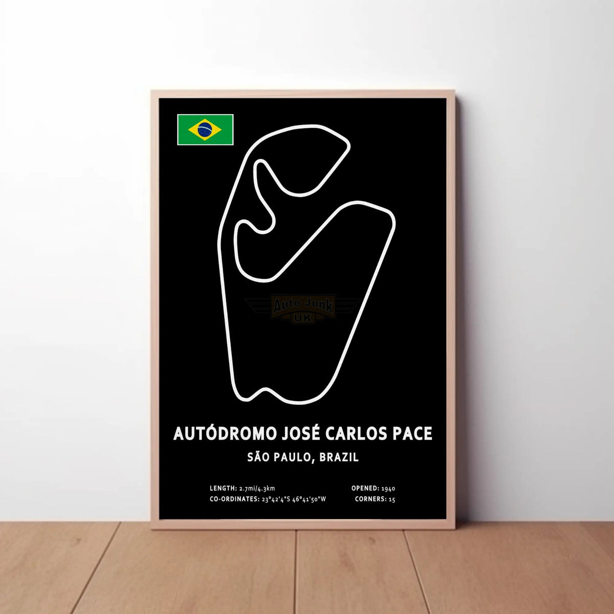 Autodromo Jose Carlos Pace Circuit Paper Poster