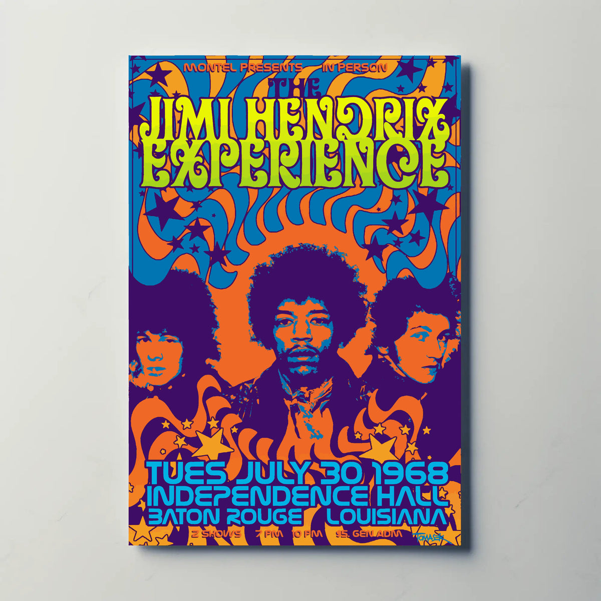 Jimi Hendrix Experience Paper Poster