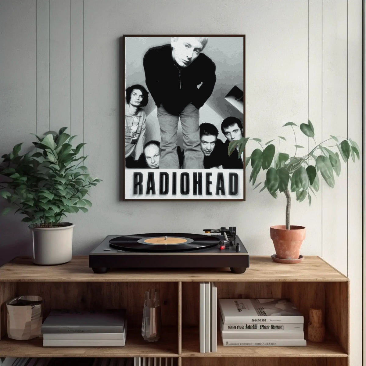 Radiohead Paper Poster