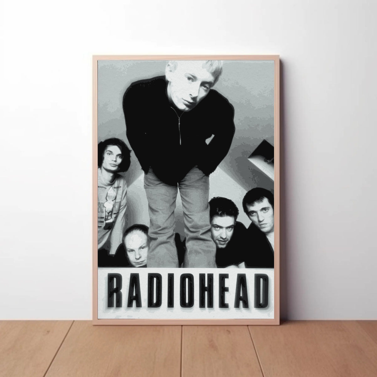 Radiohead Paper Poster