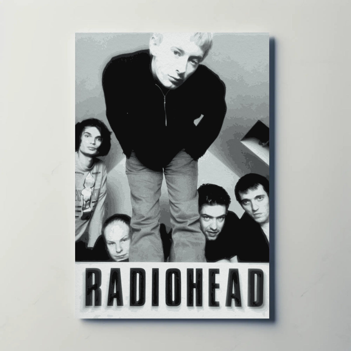 Radiohead Paper Poster