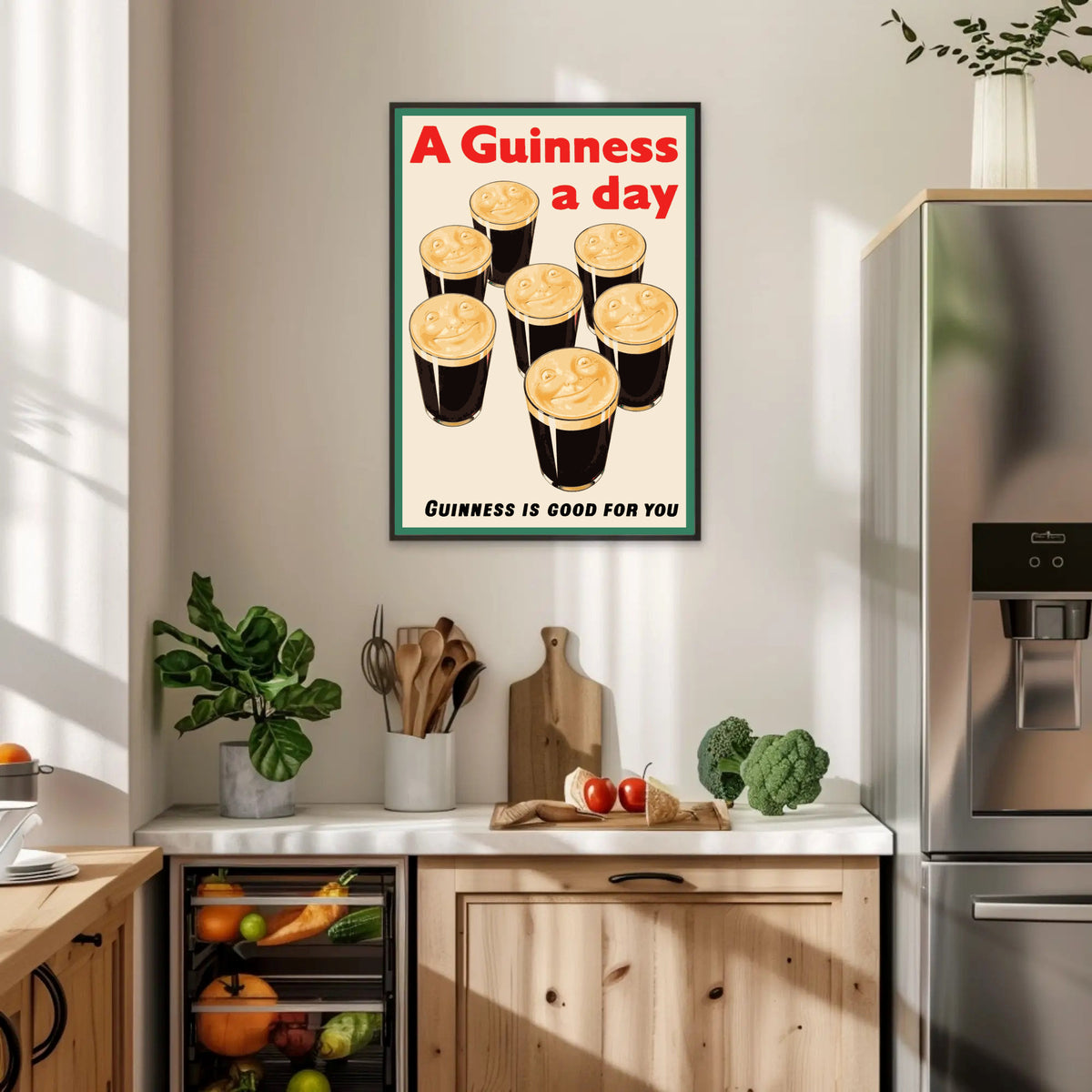 Guinness a Day Paper Poster