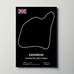Goodwood Circuit Paper Poster