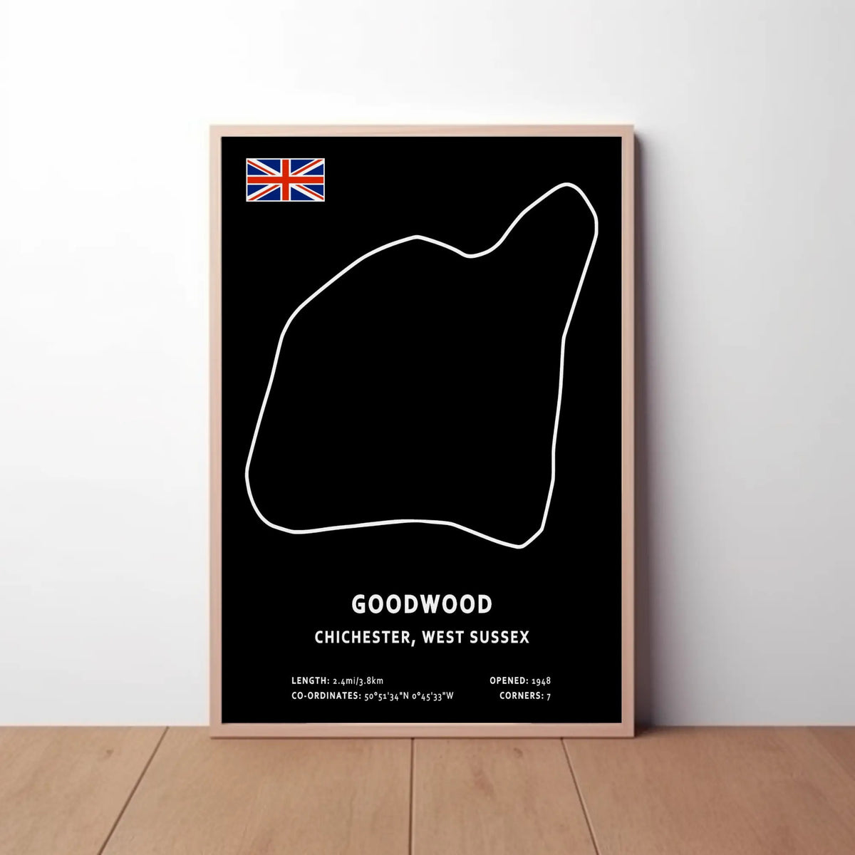 Goodwood Circuit Paper Poster