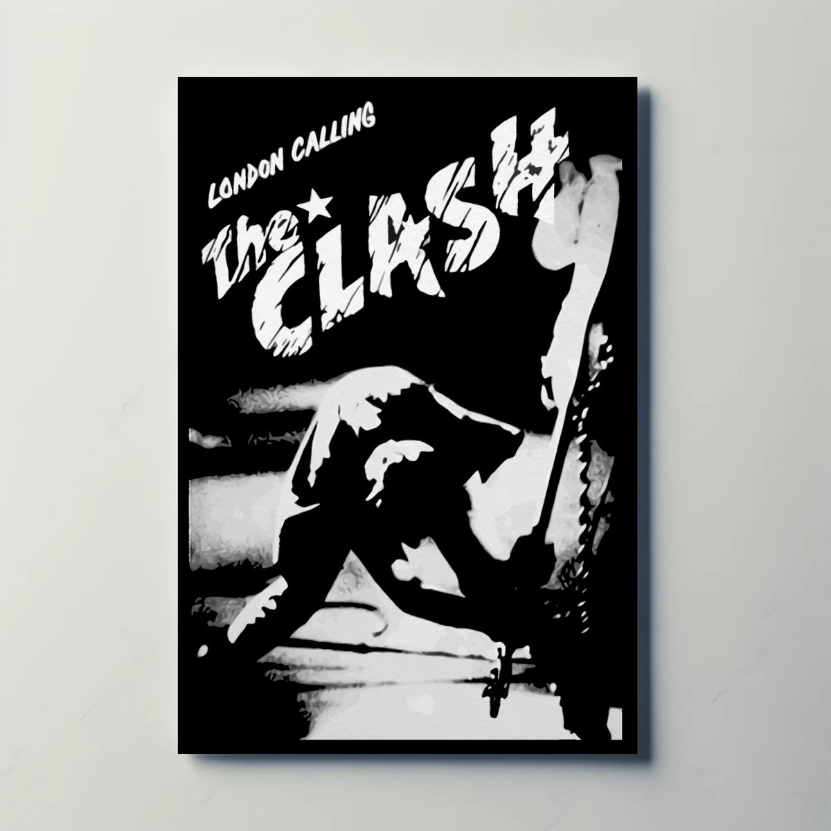 The Clash London Calling Paper Poster
