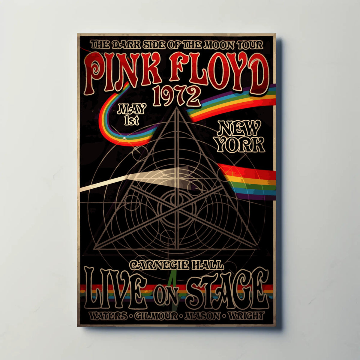 Pink Floyd The Dark Side of the Moon Paper Poster