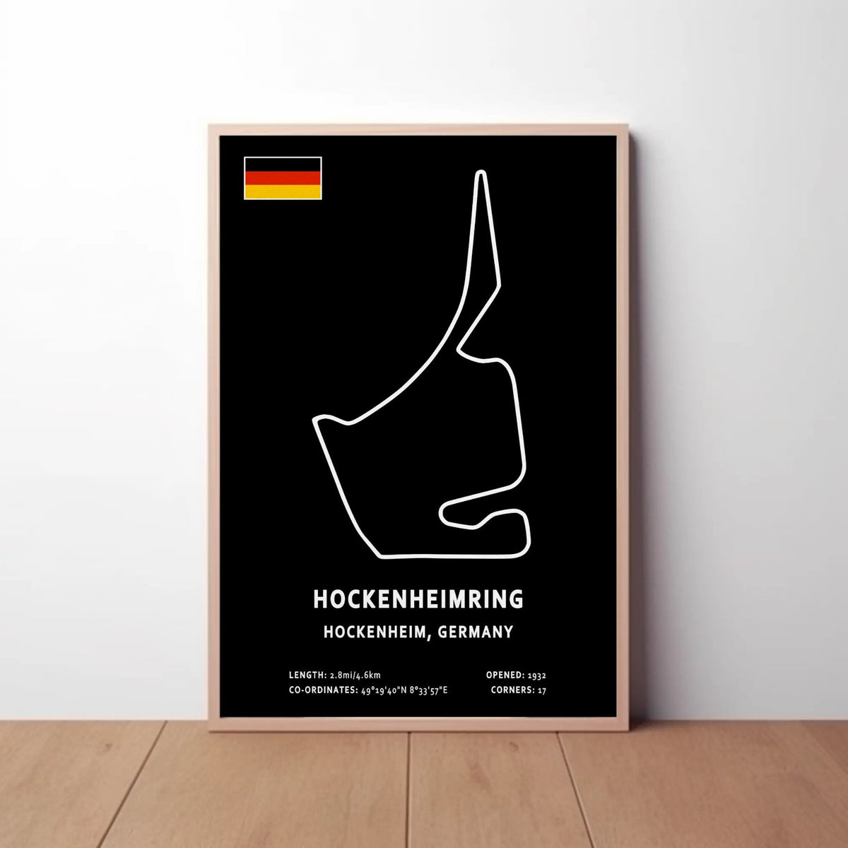Hockenheimring Circuit Paper Poster