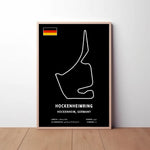 Hockenheimring Circuit Paper Poster