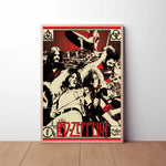 Led Zeppelin Paper Poster